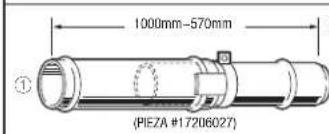 Toyotomi FF55 - KIT DE EXTENSION - 1