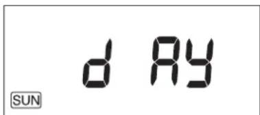 Toyotomi FF55 - Setting of the Time and a Day of the Week. - 4