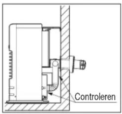 Toyotomi FF55 - Het deel van de rookgasleiding controlleren (EENS PER MAAND) - 1