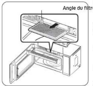 SAMSUNG ME21DG6700SR - Remplacement du filtré à charbon - 1