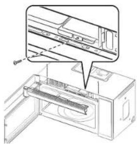 SAMSUNG ME21DG6700SR - Replacing the oven light - 1