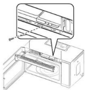 SAMSUNG ME21DG6700SR - Remplacement de la lampe du four - 1