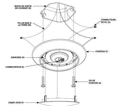 WESTINGHOUSE Makira 6133700 - LES INSTRUCTIONS D'ASSEMBLAGE DE L'APPAREIL D'ÉCLAIRAGE POUR UTILISATION EXTERIEURE - 1