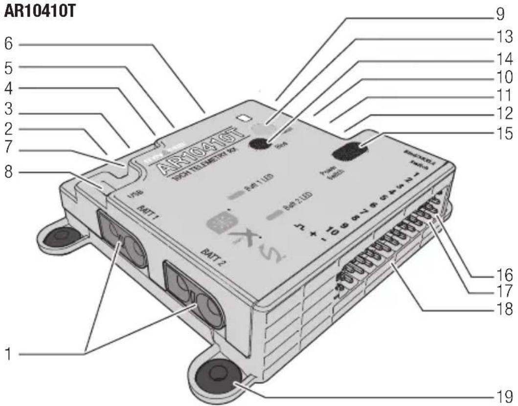SPEKTRUM AR10410T - Receiver Diagrams - 2
