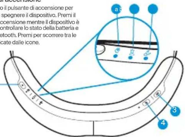 THERABODY Smart Goggles 2nd Generation - Pulsante di accensione - 1