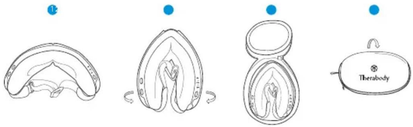 THERABODY Smart Goggles 2nd Generation - Conserver et transporter l'appareil - 1