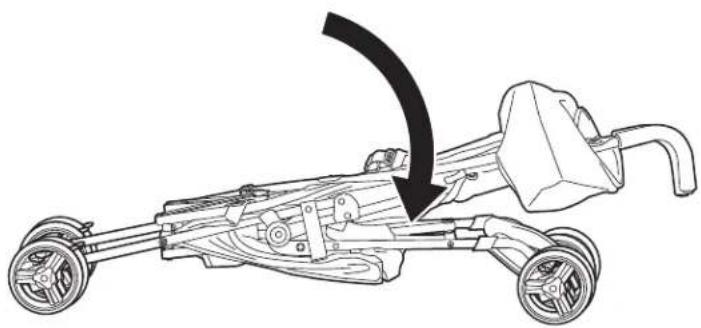 Ingenuity 3Dmini - folding the stroller - 4