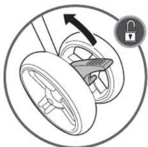 Ingenuity 3Dmini - locking &amp; unlocking the wheels: - 2