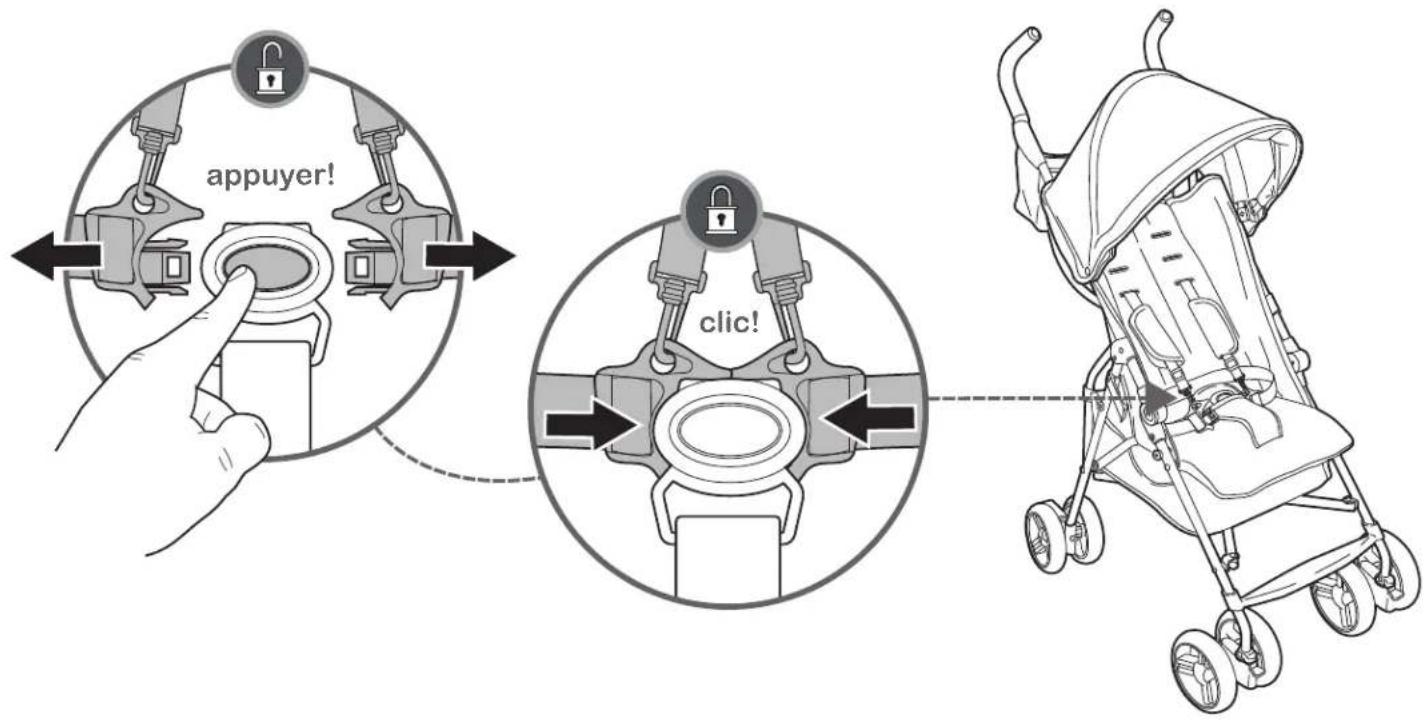 Ingenuity 3Dmini - verrouillage et déverrouillage du système de retenue - 1