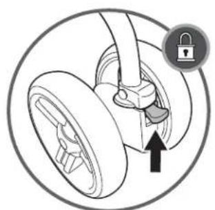 Ingenuity 3Dmini - locking &amp; unlocking the wheels: - 3