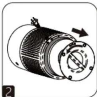 Livn 150 Basic - Please make sure that the filter bag inside the device has been removed before using it for the first time. - 2