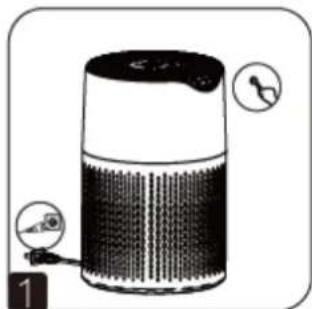 Livn 150 Basic - Please make sure that the filter bag inside the device has been removed before using it for the first time. - 1