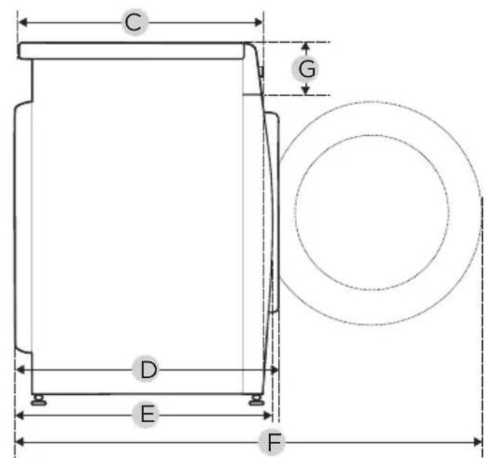 EDESA EWF9400 MTBK - SPECIFICATIONS - 2