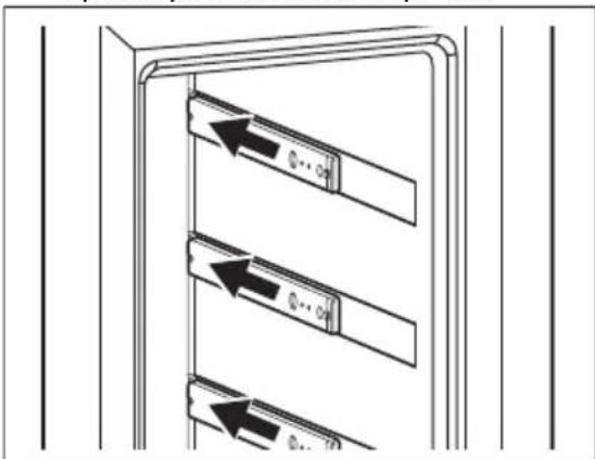 AEG NSW8S823GT - Instalarea rafturilor - 1