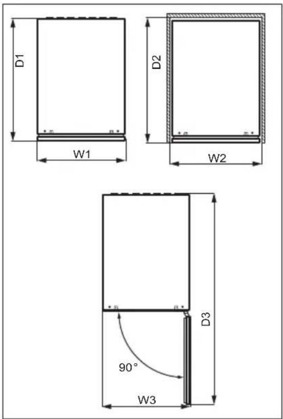 AEG NSW8S823GT - Dimensions - 2