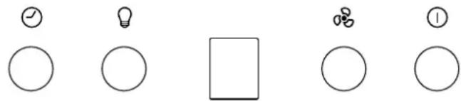 CATA BETA PRO 6000 BK - Electronic button with LED display - 1