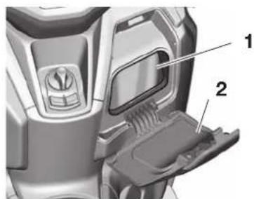 YAMAHA NMAX 125 (2025) - Compartment de rangement B - 1