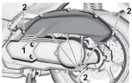YAMAHA NMAX 125 (2025) - Remplacement de I'elément du filtré à air - 1
