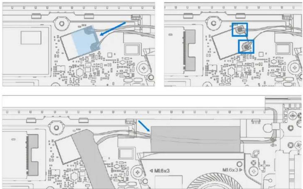 MICROSOFT Surface Laptop Go 3 - Procedure - Enlevement (assemblage d'affichage) - 2