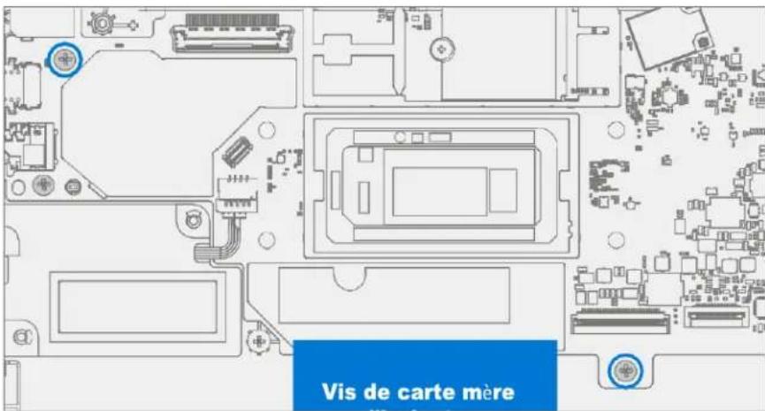 MICROSOFT Surface Laptop Go 3 - Procedure - Retrait (carte mère) - 5