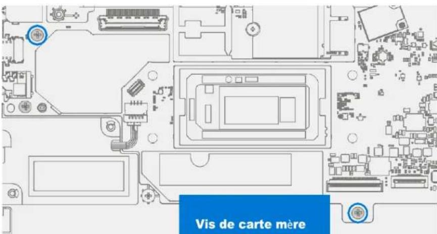MICROSOFT Surface Laptop Go 3 - Procedure - Installation (carte mère) - 3