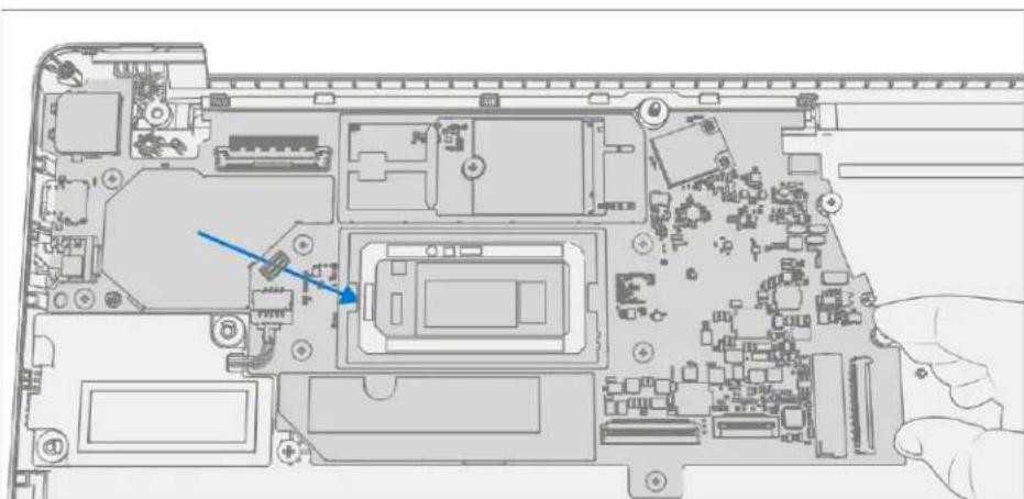 MICROSOFT Surface Laptop Go 3 - Procedure - Retrait (carte mère) - 6