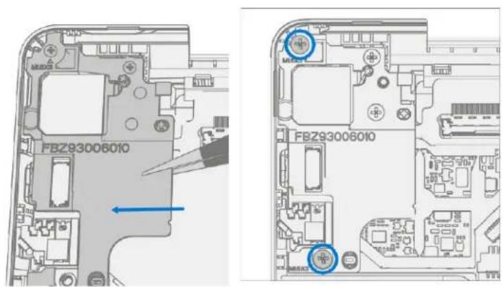MICROSOFT Surface Laptop Go 3 - Procedure - Installation (carte mère) - 5