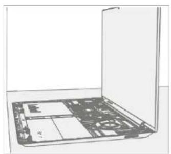 MICROSOFT Surface Laptop Go 3 - Procedure - Enlevement (assemblage d'affichage) - 6