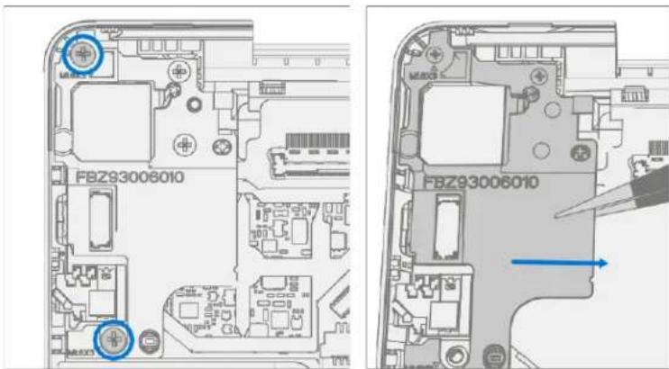 MICROSOFT Surface Laptop Go 3 - Procedure - Retrait (carte mère) - 3