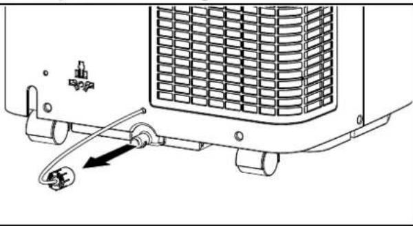 WHIRLPOOL WHNP121AW - Enlever le bouchon du raccord de tuyau de vidange - 1