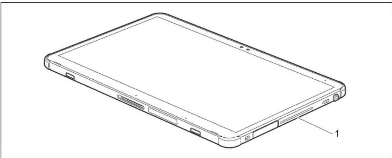FUJITSU Stylistic Q7312 - InsérerlaSmartCard - 3
