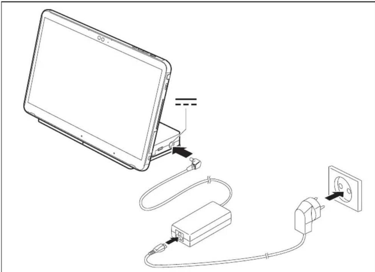 FUJITSU Stylistic Q7312 - Monterlesupportdetablettesurunduplicateurdeports USBType-CoudeportThunderbo ltTM - 8