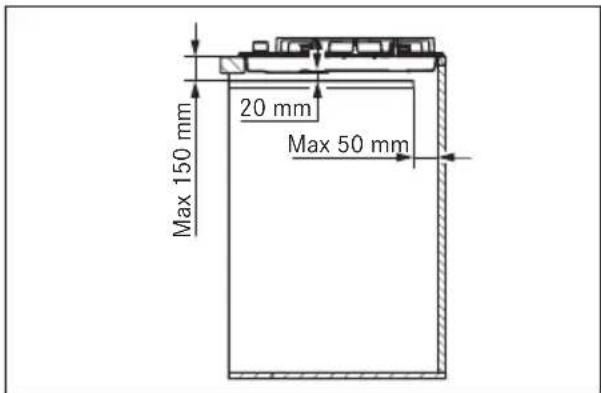 FRANKE FCH 604 3G TC - DIMENSIONES MINIMAS (MM) - 2