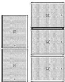Turbosound PQ18B - Empilhamento no Chao - 1