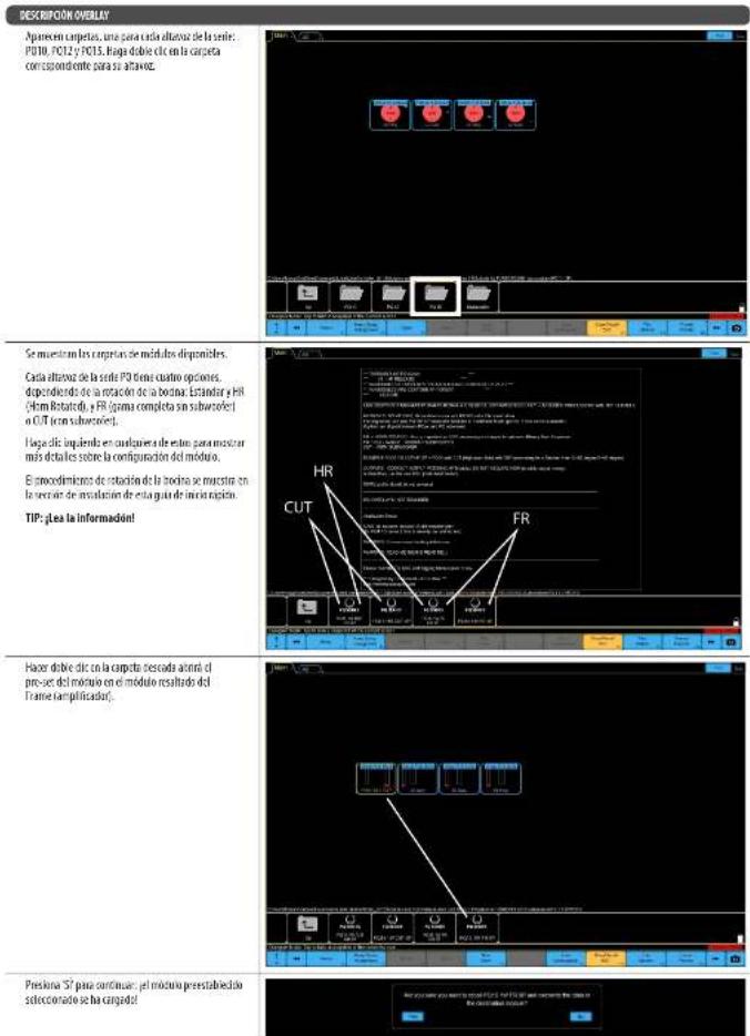 Turbosound PQ18B - Lake Preset Overlays y Notas de Aplicación - 4