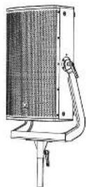Turbosound PQ18B - Montagem em Poste SA-35 - 1