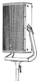 Turbosound PQ18B - Soporte de Horquilla PQ10 YB, PQ12 YB, PQ15 YB - 4