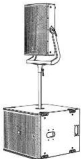 Turbosound PQ18B - 杆安装 - 1