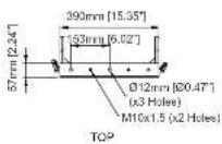 Turbosound PQ18B - Dimensions (optional accessories) - 2