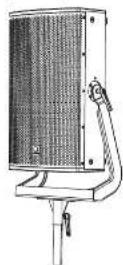 Turbosound PQ18B - Stangenhalterung SA-35 - 1