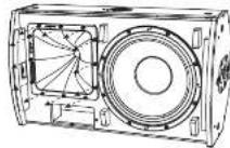 Turbosound PQ18B - Support en Etrier PQ10-YB, PQ12-YB, PQ15-YB - 14