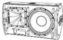 Turbosound PQ18B - Yoke Bracket PQ10-YB, PQ12-YB, PQ15-YB - 15