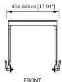 Turbosound PQ18B - Dimensions (optional accessories) - 8