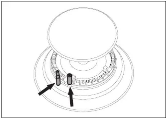SMEG CX113GMBL - Bougies et thermocouples - 1