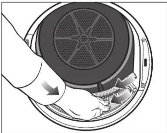 MIELE TSA523WP Active - Retirer les peluches visibles - 3