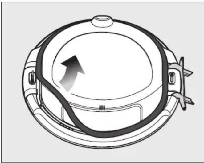 MIELE TSA523WP Active - Retirer la porte et dévisser les vis - 1