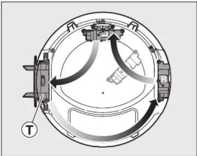 MIELE TSA523WP Active - Remplacer la charnière de la porte et les caches - 1