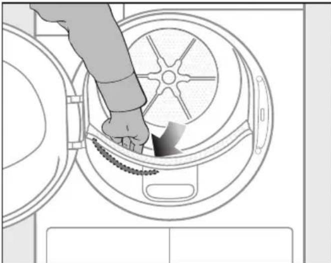 MIELE TSA523WP Active - Nettoyer le capteur d'humidité résiduelle - 1