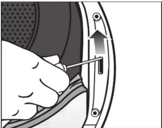 MIELE TSA523WP Active - Changer le système de fermeture de porte - 2