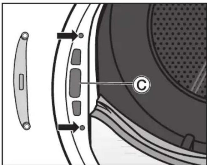 MIELE TSA523WP Active - Changer le système de fermeture de porte - 3